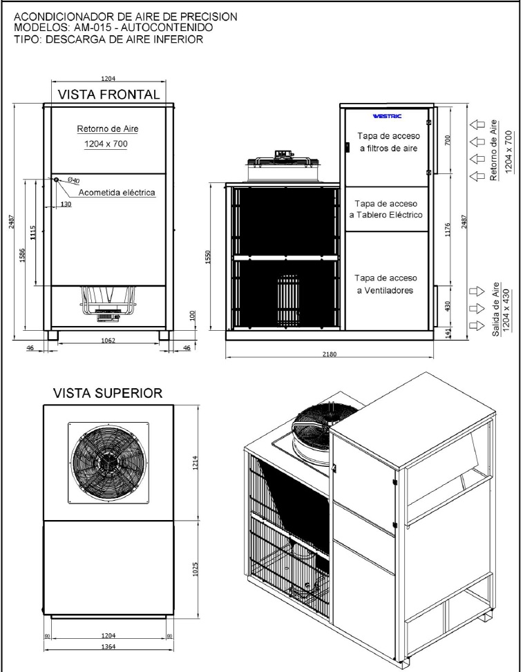 Autocontenidos Línea AM para Alta Densidad de demanda Frio Solo - Imagen 2