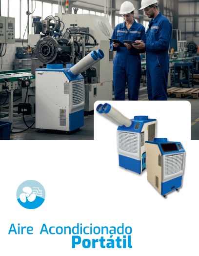 Aire Acondicionado Portatil Industrial Frio Calor - Imagen 3